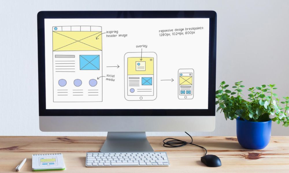 Computer screen depicting the signs your website needs a refresh